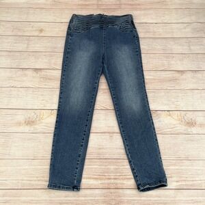 SOHO NY&C Jennifer Hudson Women's Size 10 High-Waist Ankle Legging Blue Jeans